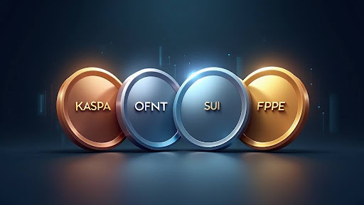 top-3-crypto-projects-for-the-future:-kaspa,-ofnt,-sui,-and-floppypepe
